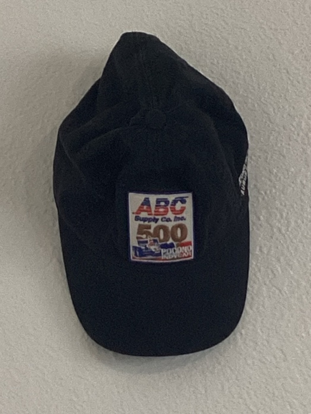 Adult Black ABC Supply 500 Racing Patch Cap